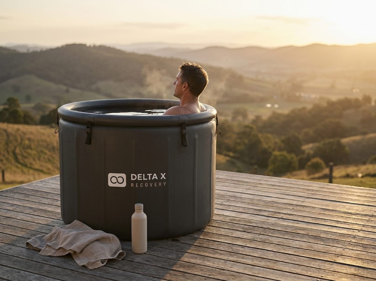 Delta X ice bath kit, lifestyle